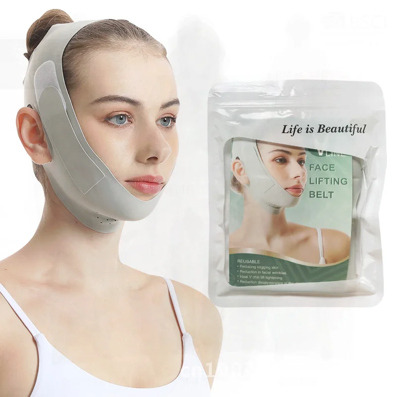 Masque de pansement facial V-Lift, outil de sculpture du visage respirant, dispositif de beauté raffermissant et liftant pour tous les utilisateurs, rose vert bleu violet