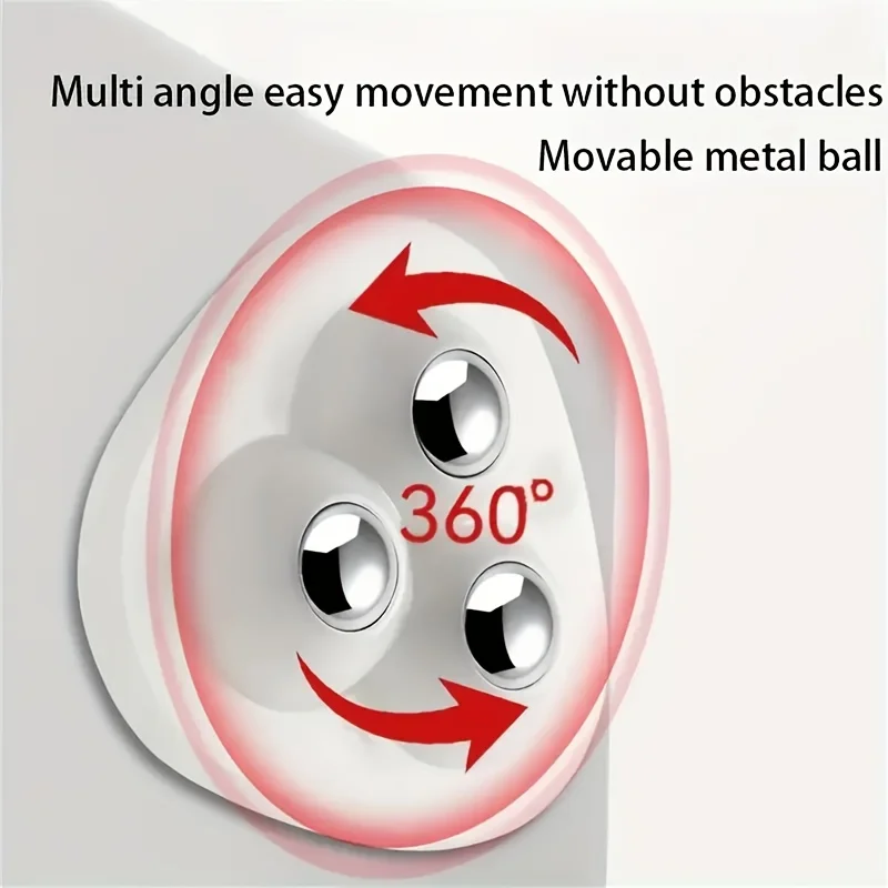 8/20 PCS Self-Adhesive 3-Ball Universal Wheels – 360° Silent Swivel Casters for Furniture & Appliances