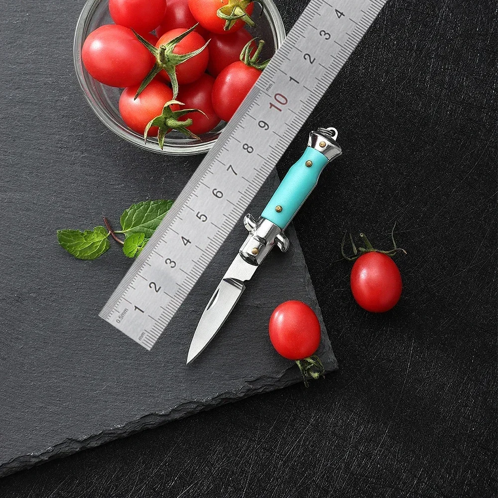 Portable Folding Mini  Knife Multifunction Keychain Pendant Camping Outdoor Small Knives Cutter Opener Unpacking Hand Tool