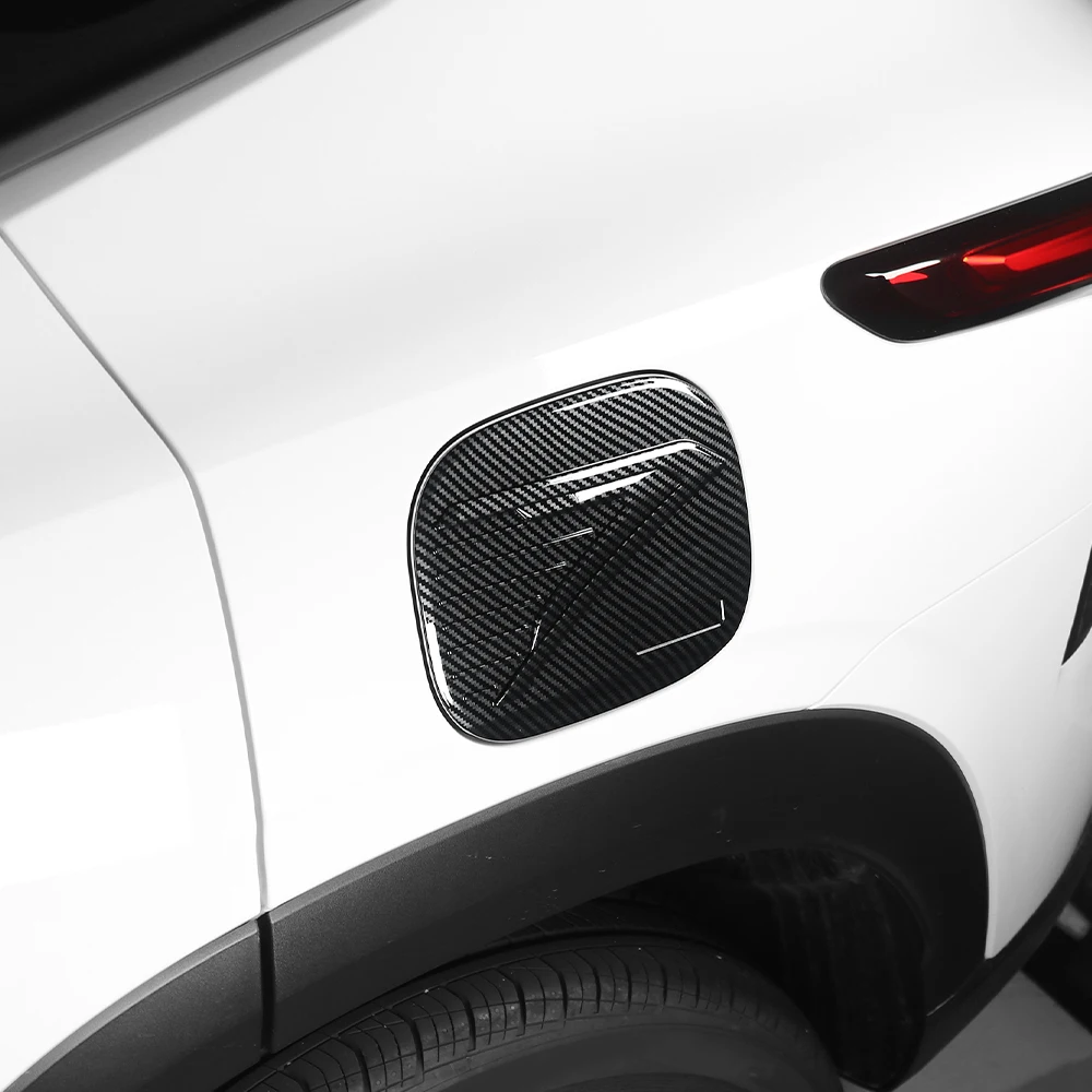 Exterior Accessories Carbon Fiber Black Oil Cap Fuel Tank Cap Cover Trim For Chevrolet TRAX CROSSOVER 2023-2026 Car Supplies 3