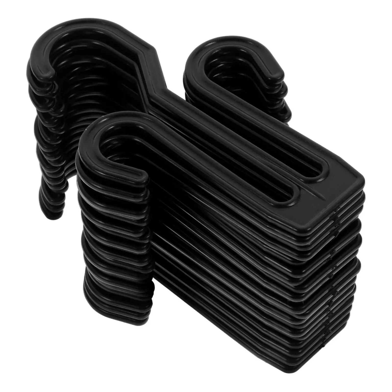 20pcs Plastic Shoe Hangers for Sandals, Slippers & Flip Flops – Wall-Mounted Drying Rack & Storage Organizer