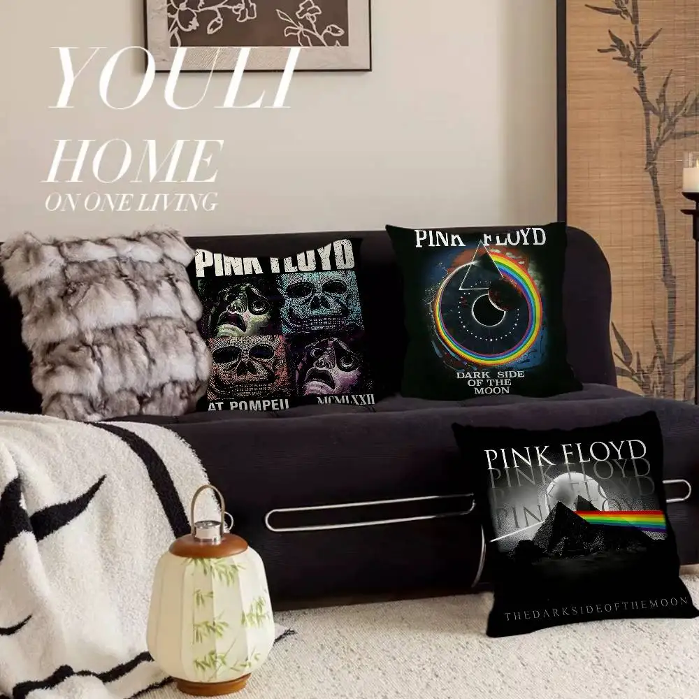 P-Pink-F-Floyds Rock Band Pillowcase Toon Gift Cushion Cover Bedroom Home Sofa Chair Seat Decor Pillow Case