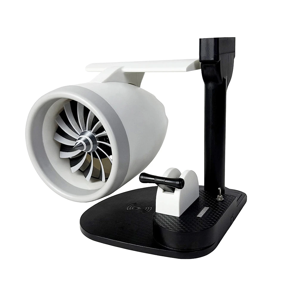

USB Fan Turbofan Engine Model Upgraded Desktop Creative Styling Jet Fan Toy Includes An Ultrasonic Atomization Device