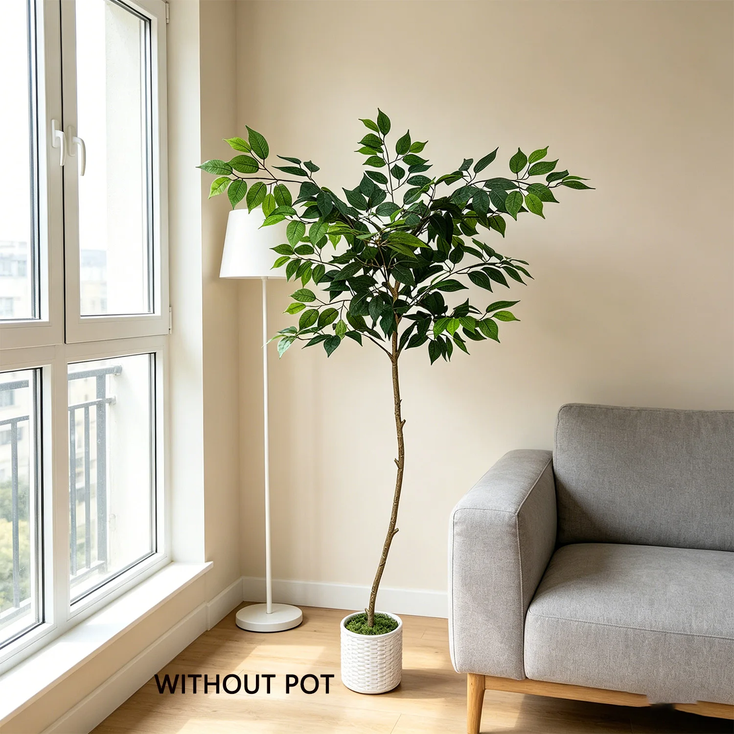 ต้นไทรจำลอง ขนาด 70-190 ซม. ต้ - Ficus Lyrata Tree บทวิจารณ์และราคา