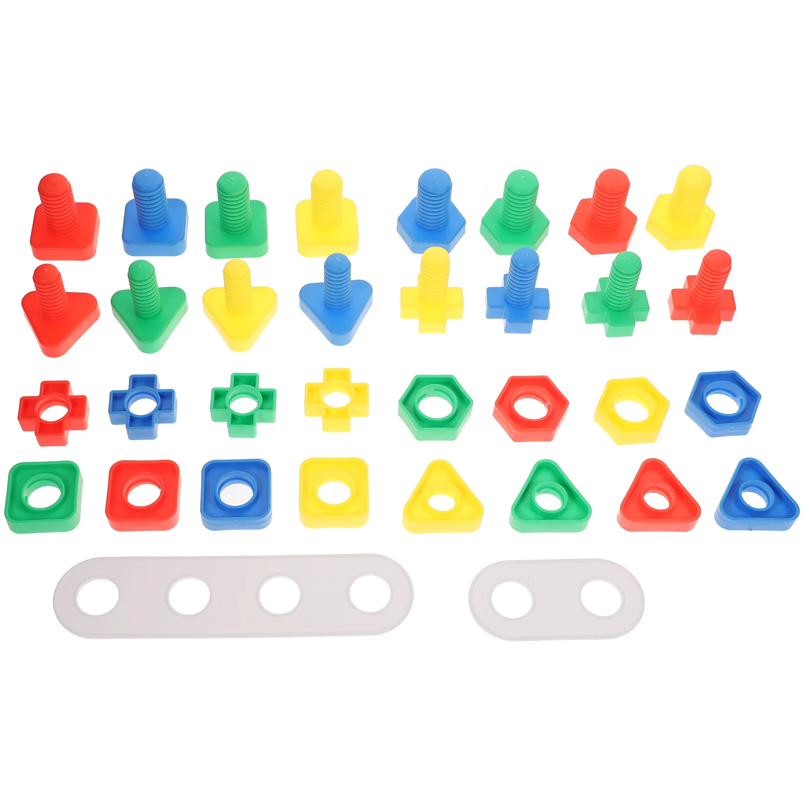 16 Pairs Screw Toy Plaything Color Matching Puzzle Toys Plastic Educational Baby Kids Early Learning