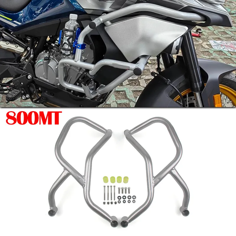 For CFMOTO 800MT 2021 2022 2023 2024 Engine Guard Highway Crash Bar Motorcycle Frame Protection Bumper 800 MT Accessories