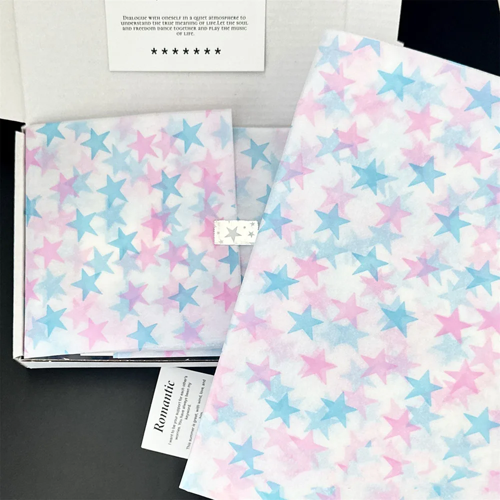 10 Sheets Gift Wrapping Tissue Paper Flower Bouquet Packaging Paper Wedding Birthdays Valentine's Day Party DIY Decoration Paper