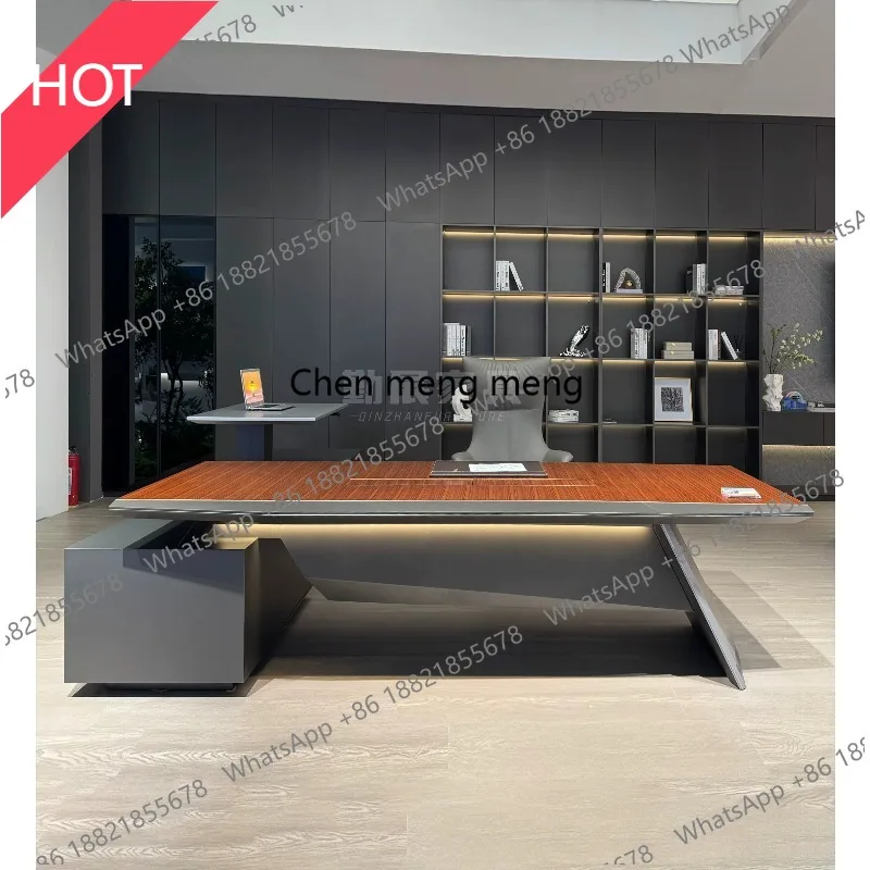 A49 High-end boss table New modern simple president table Chairperson general manager office table