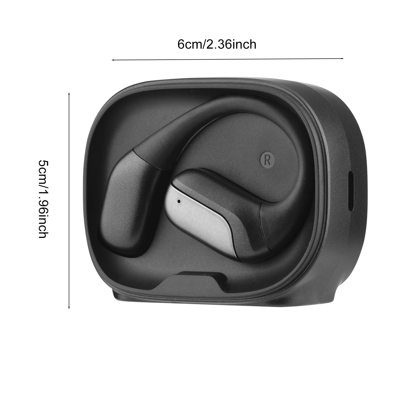 سماعات أذن للترجمة بالذكاء الاصطناعي، سماعات رأس BT5.4 لاسلكية مفتوحة الأذن، سماعات أذن رياضية بخطاف الأذن، اتصال التطبيق ترجمة في الوقت الحقيقي #6