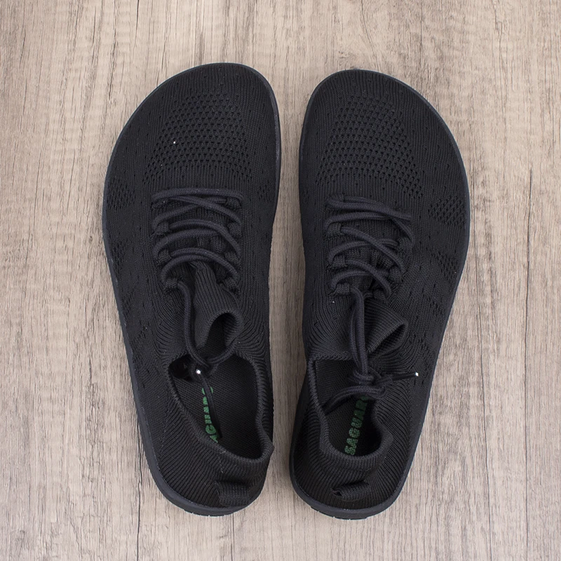Zapatillas de running SAGUARO para hombre, transpirables, 4E de ancho, para entrenamiento cruzado, estilo barefoot, sin cordo...