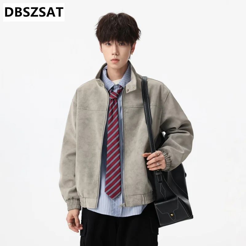 2029 Men's Leather Jackets Autumn Winter Casual Motorcycle Fashion PU Jacket Biker Leather Coats Brand Men Clothing EU Size