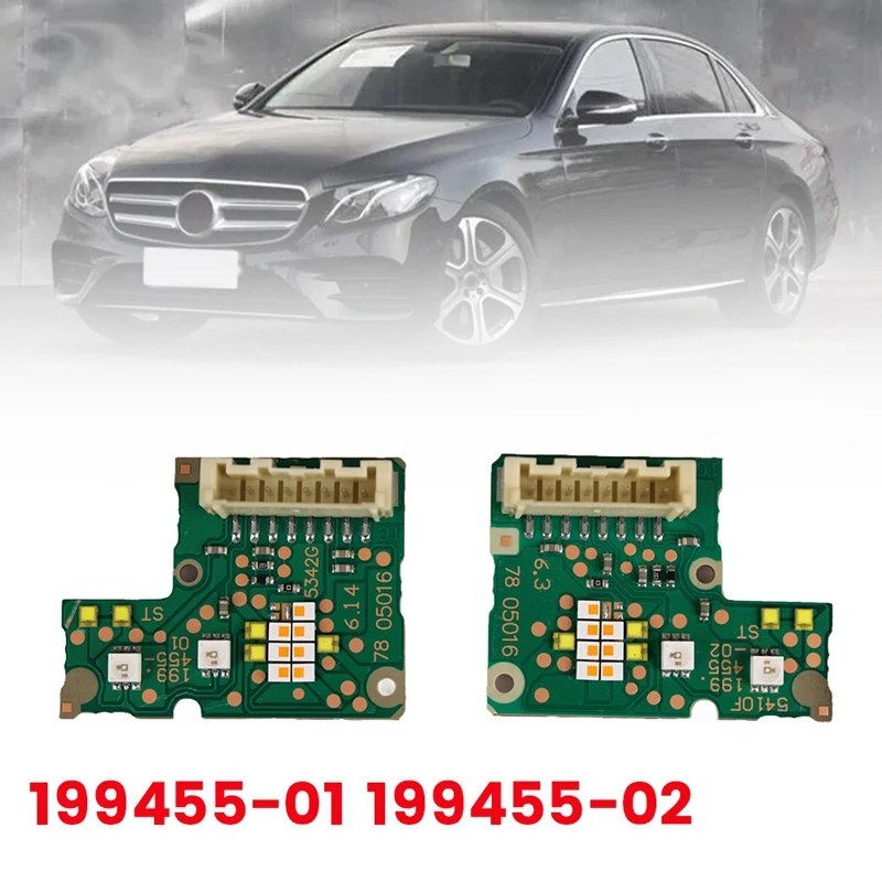 

1Pair Front Headlight DRL Light Source Chip Board 199455-01 199455-02 For Mercedes-Benz W213 Daytime Running Light Board