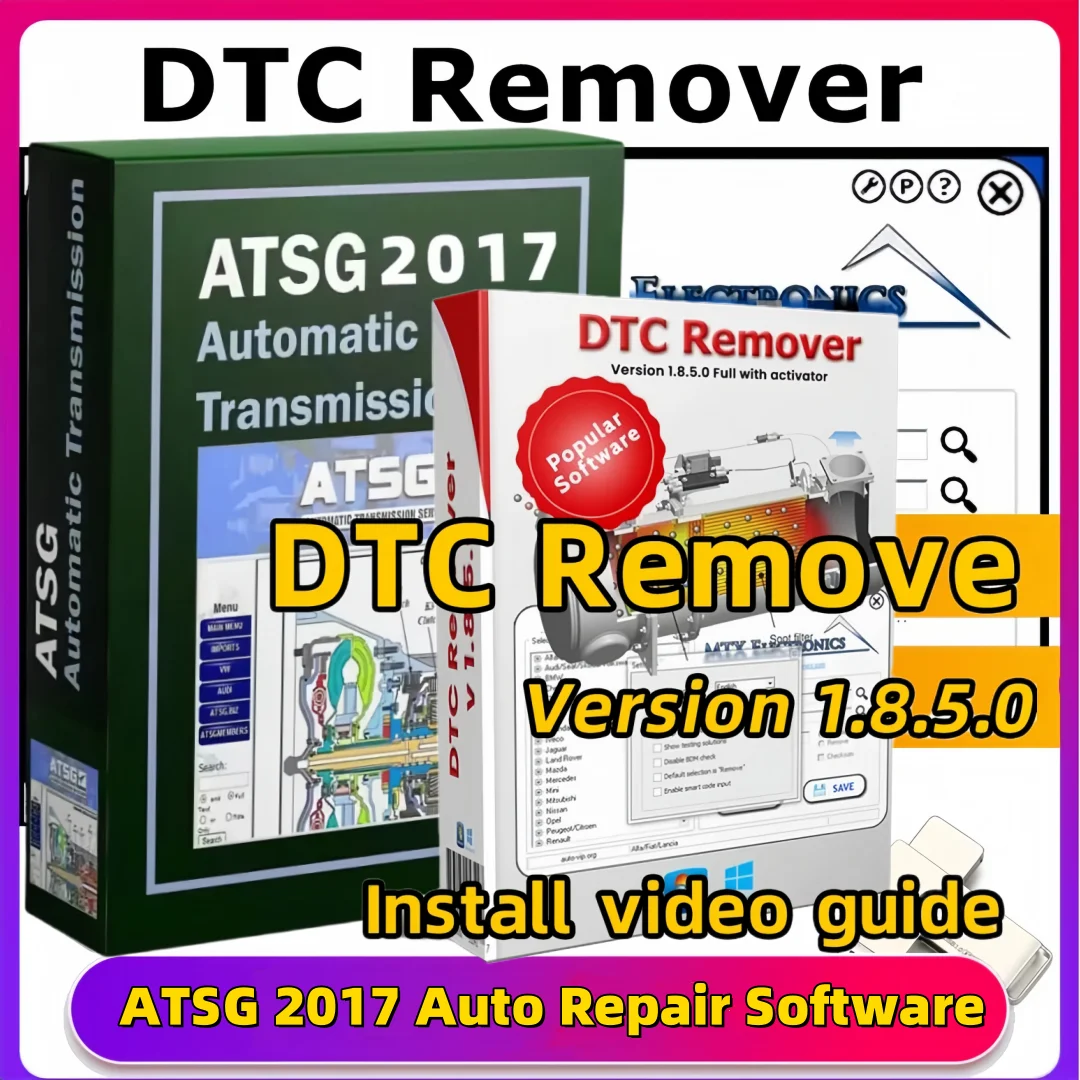 

2025 Newest DTC Remover 1850 For KESS KTAG FGTECH OBD2 car carplay ATSG 2017 Extra ECU Full Tuning tools accesorios para auto