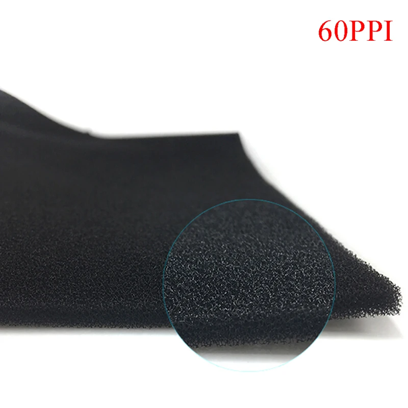 B*1PC Diy 500*400*3mm/5mm Computer Mesh Sponge PC Case Fan Cooler Dust Filter Case Dustproof Cover 60PPI Computer Accessories