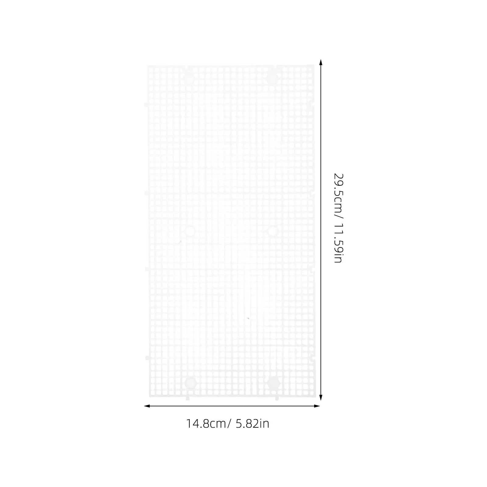 مجموعة واحدة من صينية الزراعة المرتفعة مع وسادات للقدم، نظام تصريف هوائي مثالي مثالي لنباتات التربية المختلطة، جزء سفلي لمرشح حوض السمك