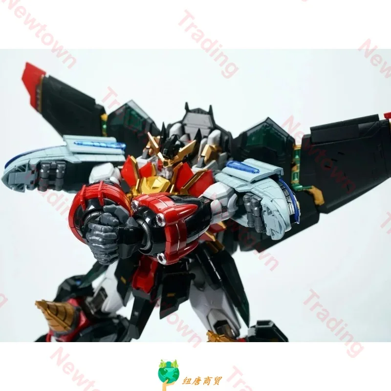 In Stock Baowang Model KO POSE+ METAL The King of Braves GaoGaiGar Transformation Combination Alloy Finished Goods Action Figure