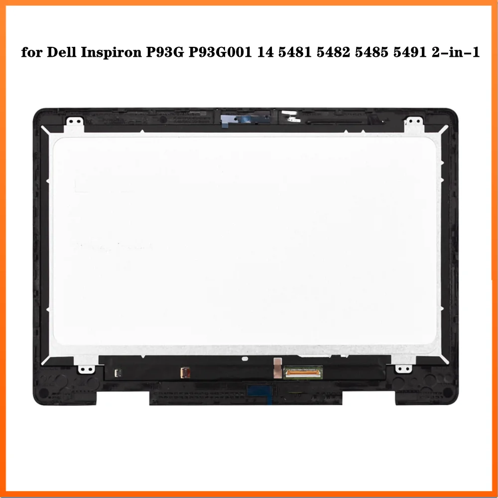 14 inch for Dell Inspiron P93G P93G001 14 5481 5482 5485 5491 2-in-1 Laptpop Display LCD Touch Screen Digitizer Assembly FHD