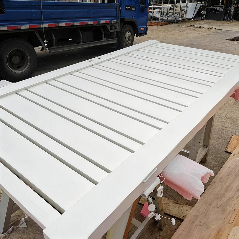 Modern Arched French Aluminum Doors for Villa Courtyard & Garden Eco-Friendly Outdoor Fence Gate