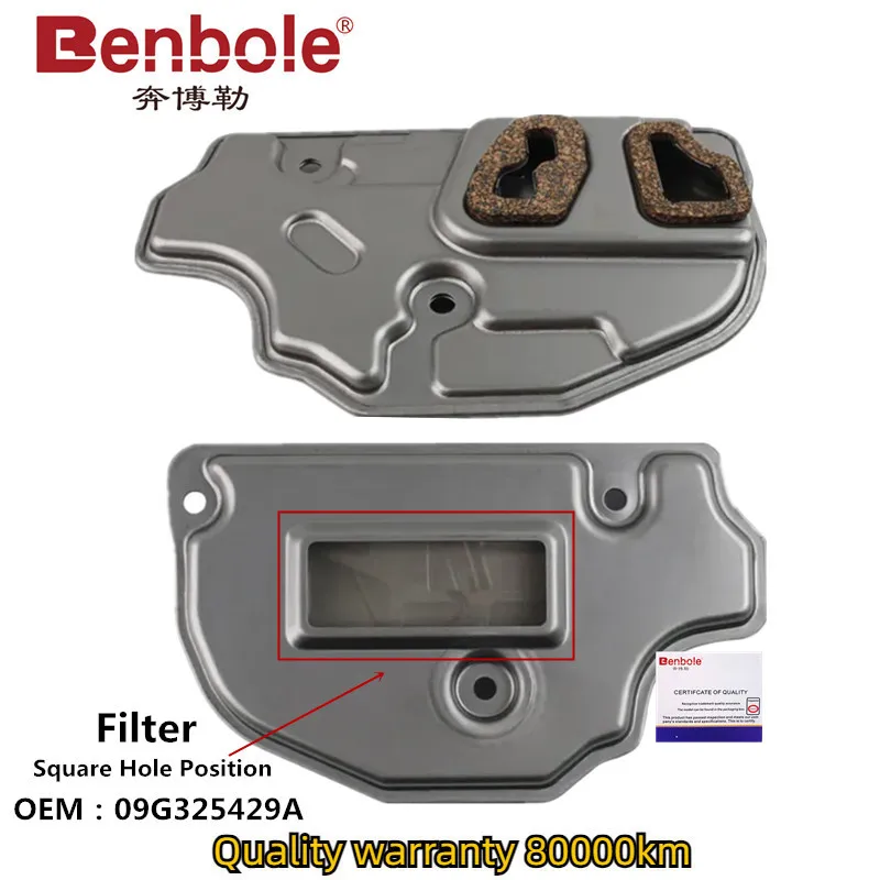 Transmission Filter and Oil Pan Gasket OEM 09G325429A 09G325429B 09G321370 For AUDI A3 S3 VW Golf MK5 MK6 Jetta Beetle CC Passat