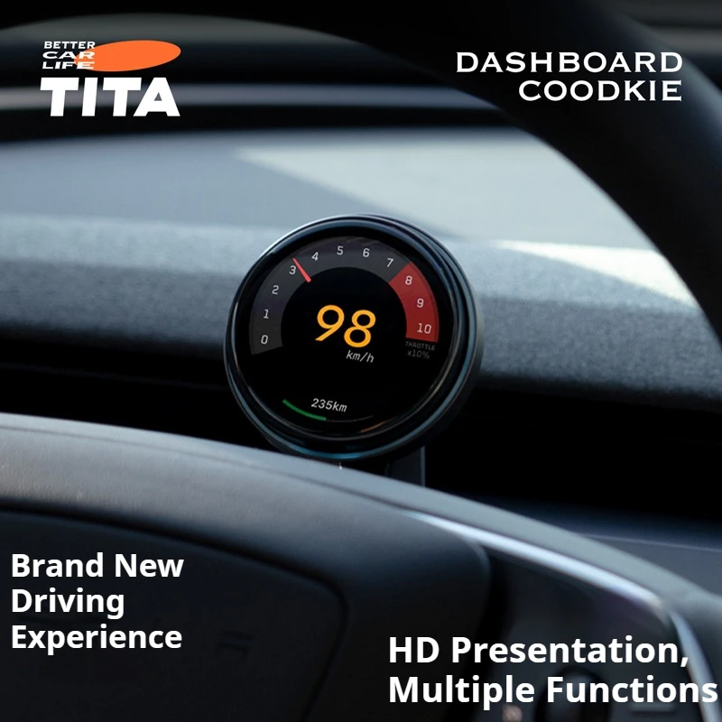 Newest TITA Ultra SCREEN Official Speedometer Dashboard HUD Model Y Juniper Model 3 OLED New Car Accessories
