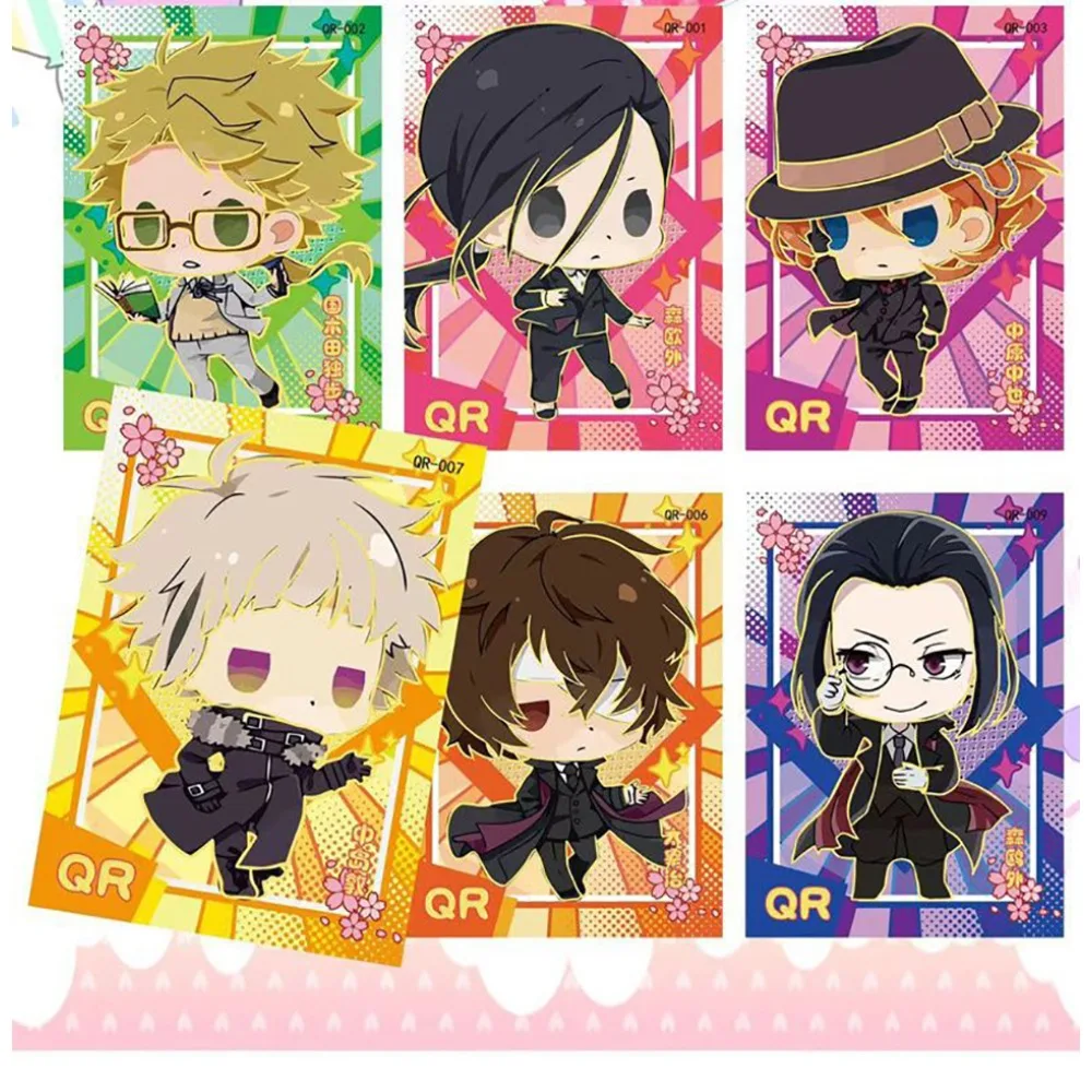 Classic Fantasy Anime Bungo Stray Dogs Collection Card Fans Cherish Peripheral Toys Kunikida Doppo Edogawa Rampo Creative Gifts