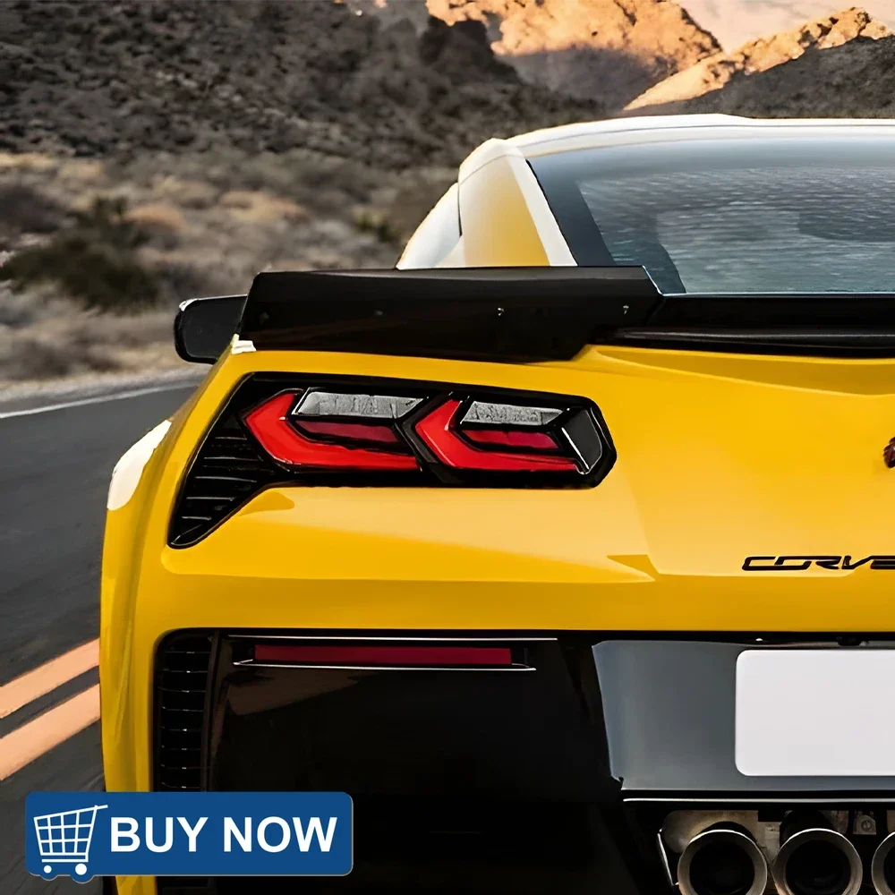 Auto Back Lamps For Corvette C7 2014-2019 Car Taillights Assembly Upgrade Highlighted Dynamic Brake Lights Tool Accessories
