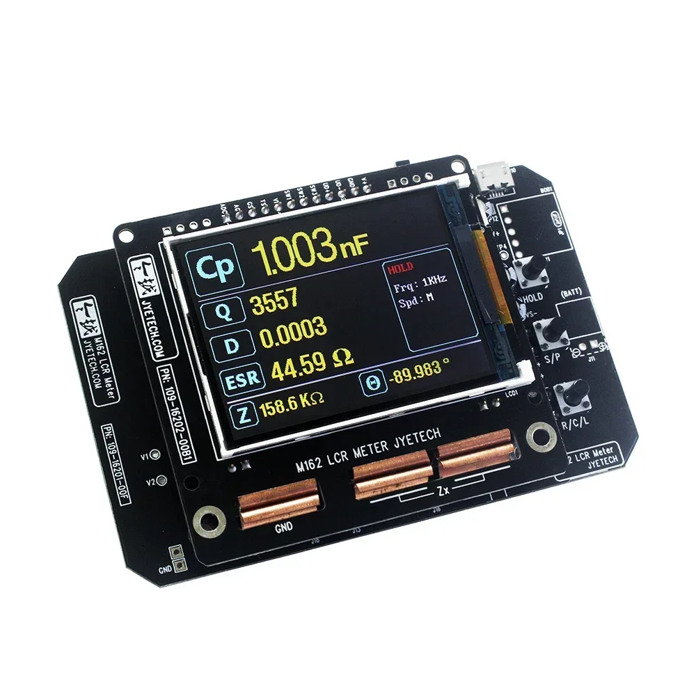SmCpAcrylic M162 LCR Meter DIY Kit Basic Version USB Fully Automatic Ranging Inductance Resistance Capacitance Measurement Modul