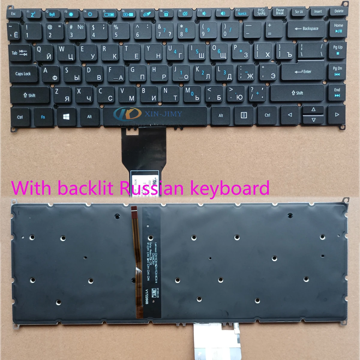 

Клавиатура для Acer X3310 X3410 X313 TMX40-51 X314-51X40-53 X40-53G с русской раскладкой с подсветкой