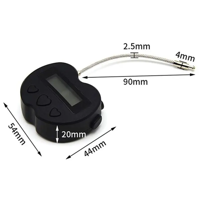 【THANKSGIVING DAY】5X Smart Time Lock LCD Display Time Lock USB Rechargeable Temporary Timer Padlock Travel Electronic Timer Blac