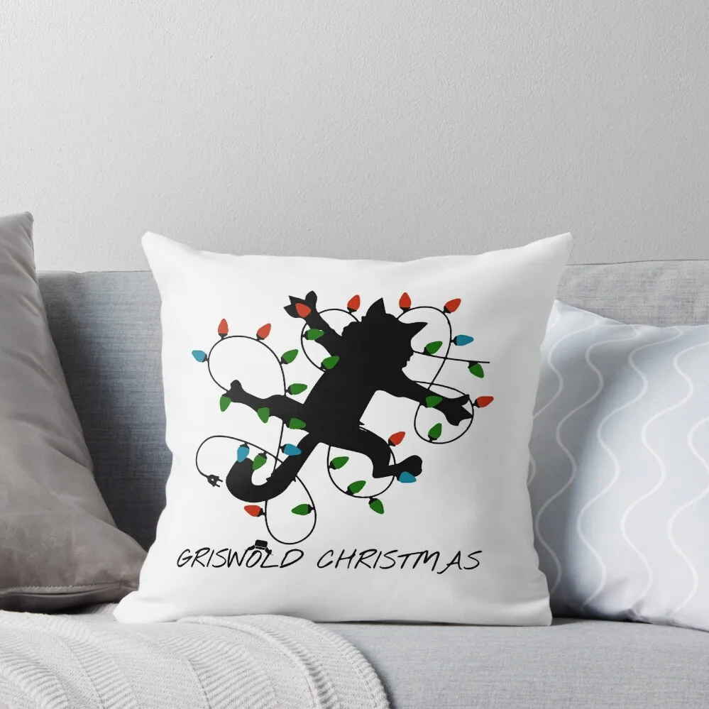 

Christmas Vacation Fried Cat Throw Pillow Pillowcase Cushion Christmas Pillows Luxury Pillow Cover Decorative pillow case