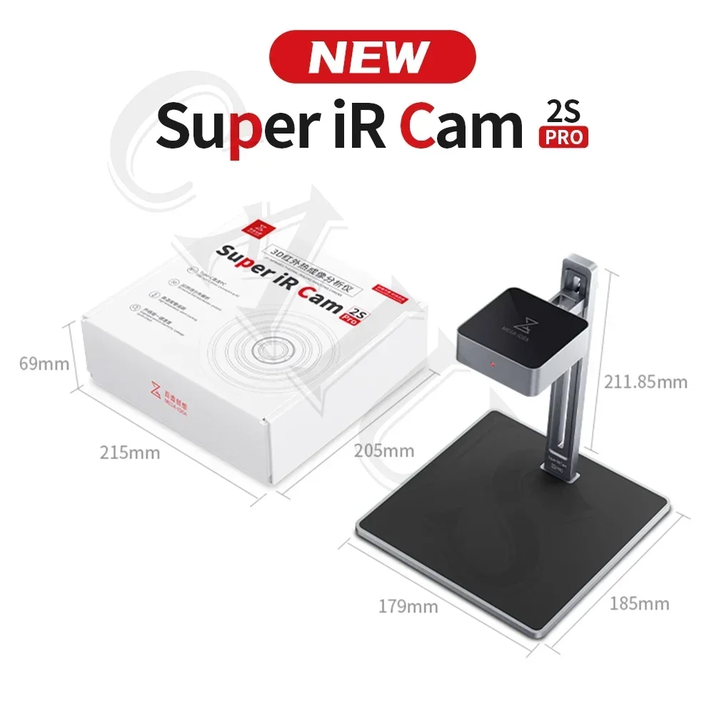 QIANLI MEGA-IDEA Super IR Cam 2S Pro 3D Infrared Thermal Camera for Motherboard Leakage Quick Check Phone Repair Tool