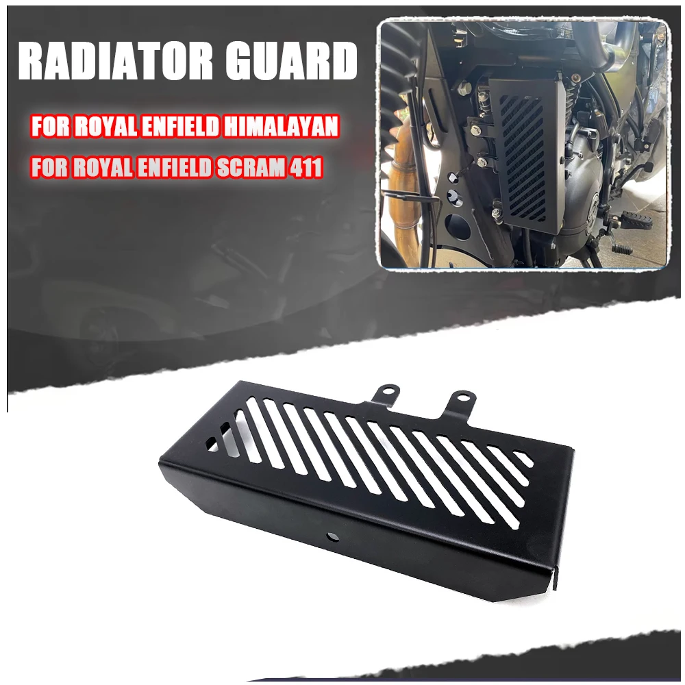 

Motorcycle Accessories Radiator Radiator Grille Guard Cover Protector For Himalayan Scram411 Himalayan Scram 411 2022 2023