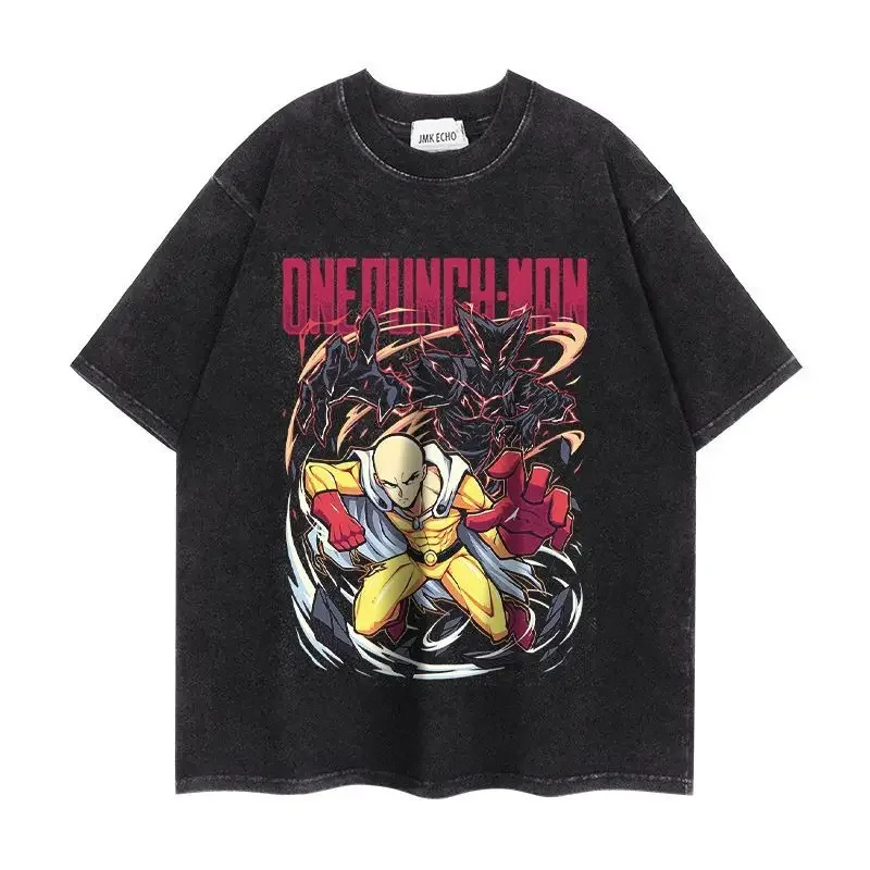 Digimon Adventure Angemon Angewomon Holy Light Vintage Washed Oversized T Shirt 2026 Summer Men Cotton Streetwear