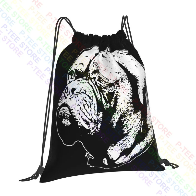 Dogue De Bordeaux Face Special Graphic Drawstring Bags Gym Bag School Training Sports Style Bags For Travel