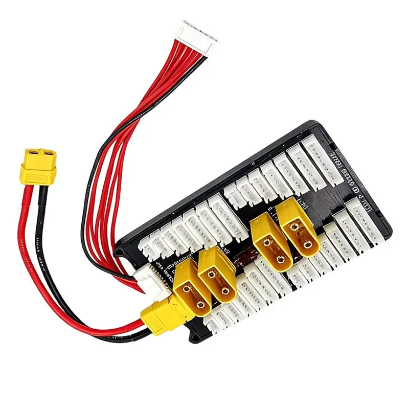 ABGI XT90 Lipo Battery Parallel Balanced Charging Adapter Board 2-6S 2-8S Support