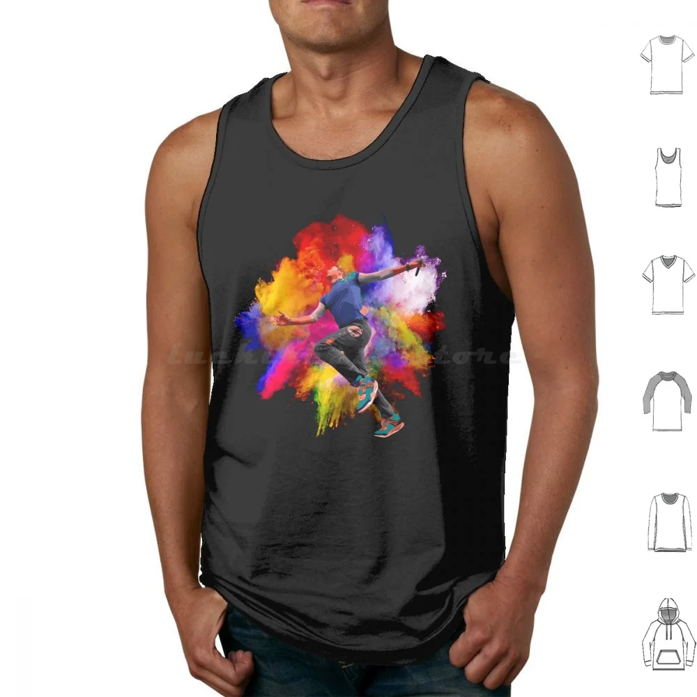 Symbol Vintage Tank Tops Vest Sleeveless Ahfod World Tour Concert A Head Full Of Dreams New Logo Higher Power Music Of