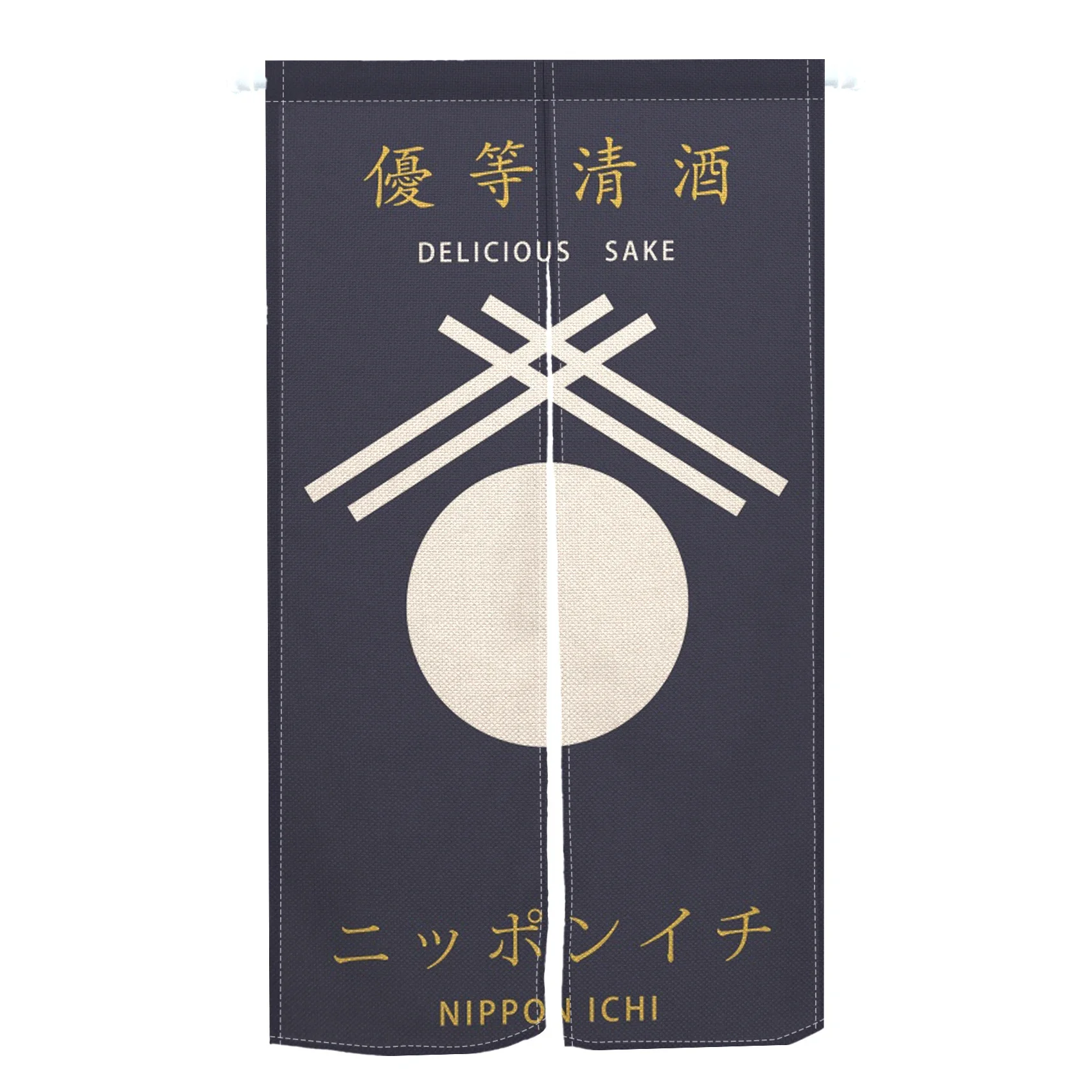 Japanese Kitchen Fast Food Restaurant Room Partition Door Curtain Customized Dining Room Entrance Hanging Screen Half Curtains