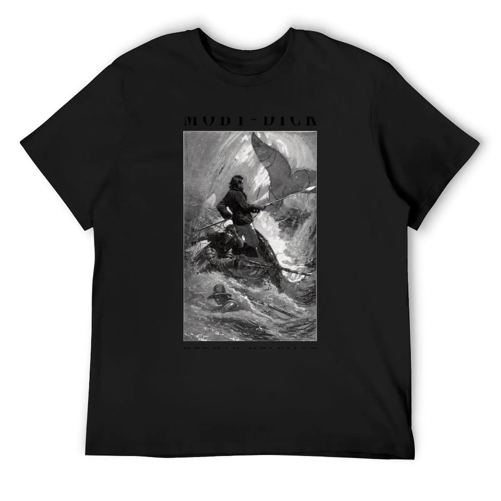 

Moby Dick by Herman Melville T-Shirt graphic t shirt vintage summer top sweat shirts, men