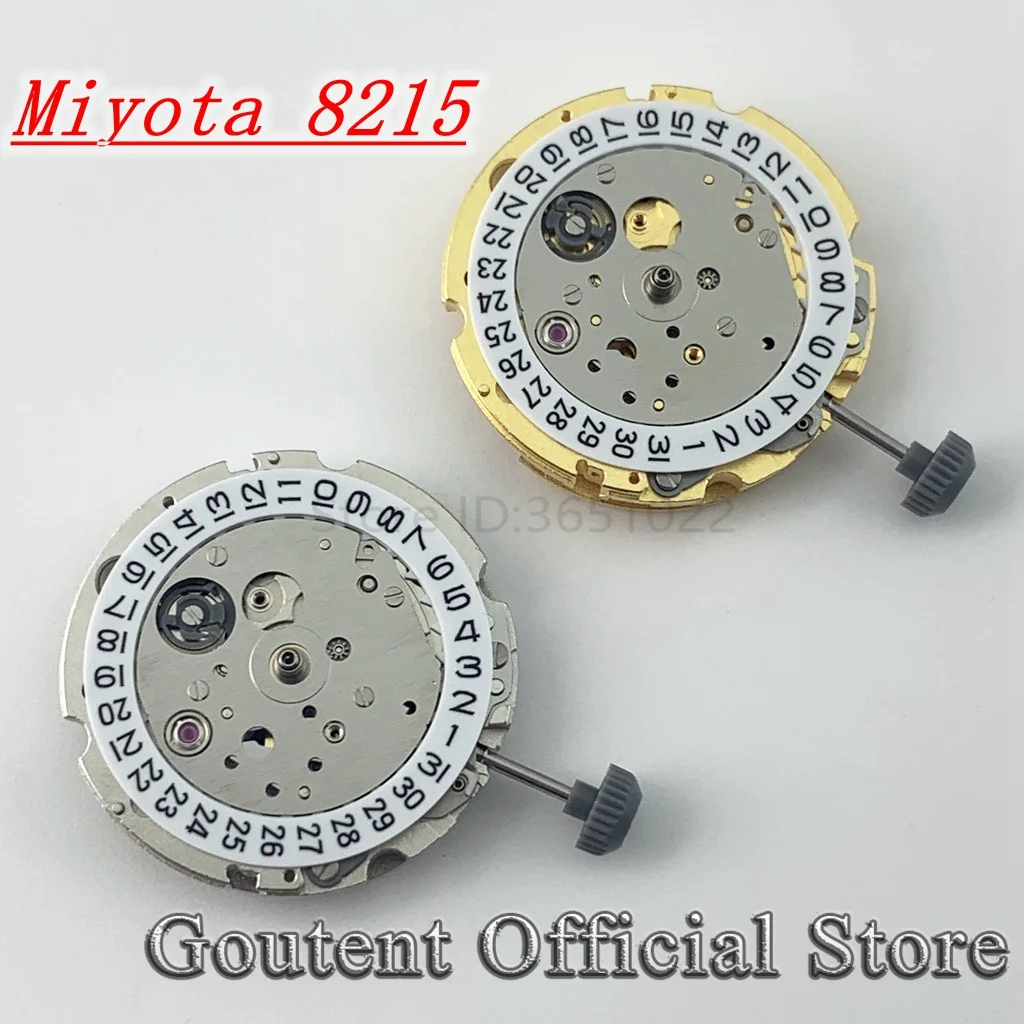 

Goutent 21 Jewels Golden Silver High Accuracy Miyota 8215 Automatic Movement Direct Replacement mingzhu DG2813 Movement