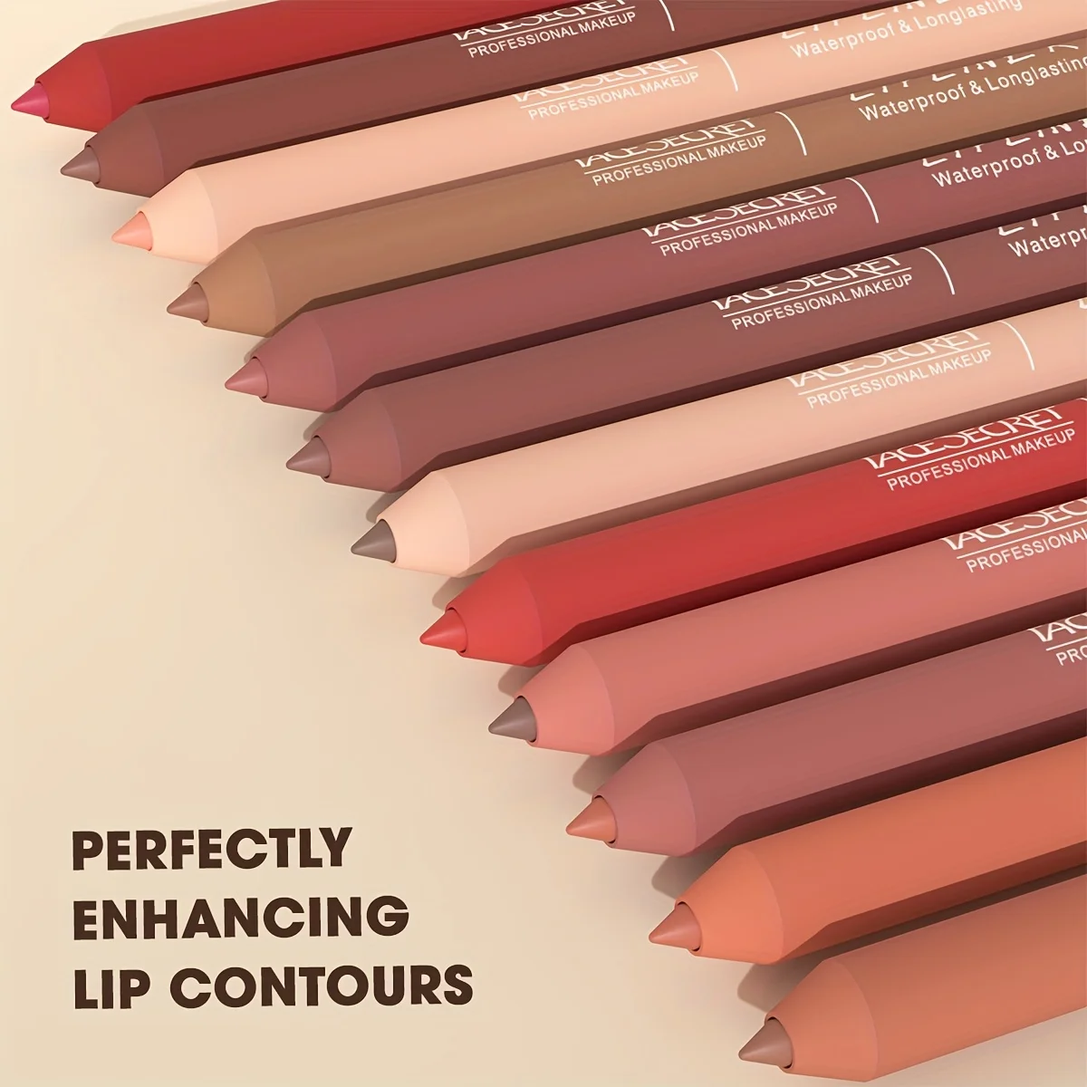 3 個のベルベットマット口紅 + リップライナー + リップオイルセット - 防水長持ちリップメイクアップセット