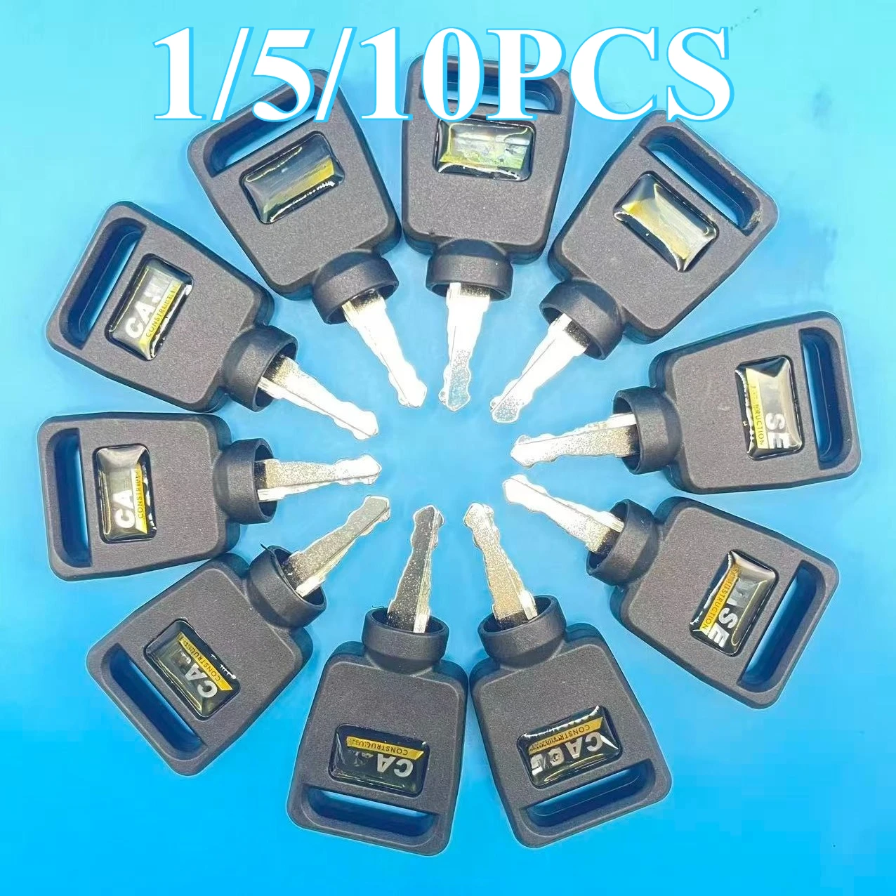 

1/5/10PCS NEW CAS Ignition KEYS Construction Key for New Holland Excavator Tractors