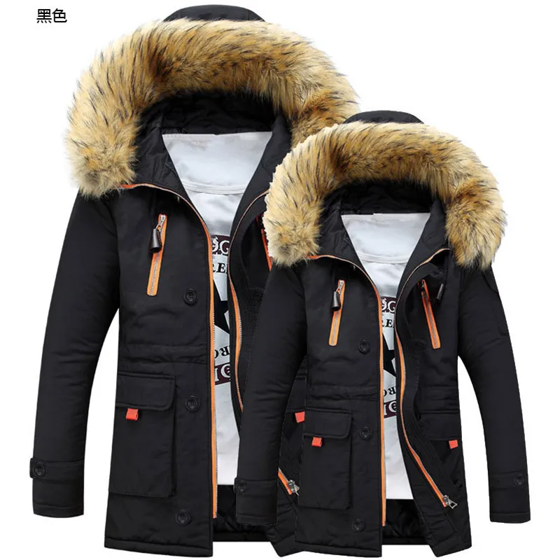 New winter body-fit solid color zipper youth cotton bag cover pocket pocket casual thickened cotton jacket in stock