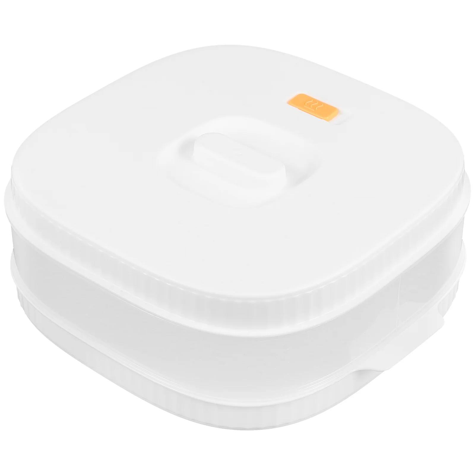 

Microwave Steamer White Plastic Steamer For Cooking 1 Layer High Temperature Vegetable Basket Kitchen Cookware Steam Cage