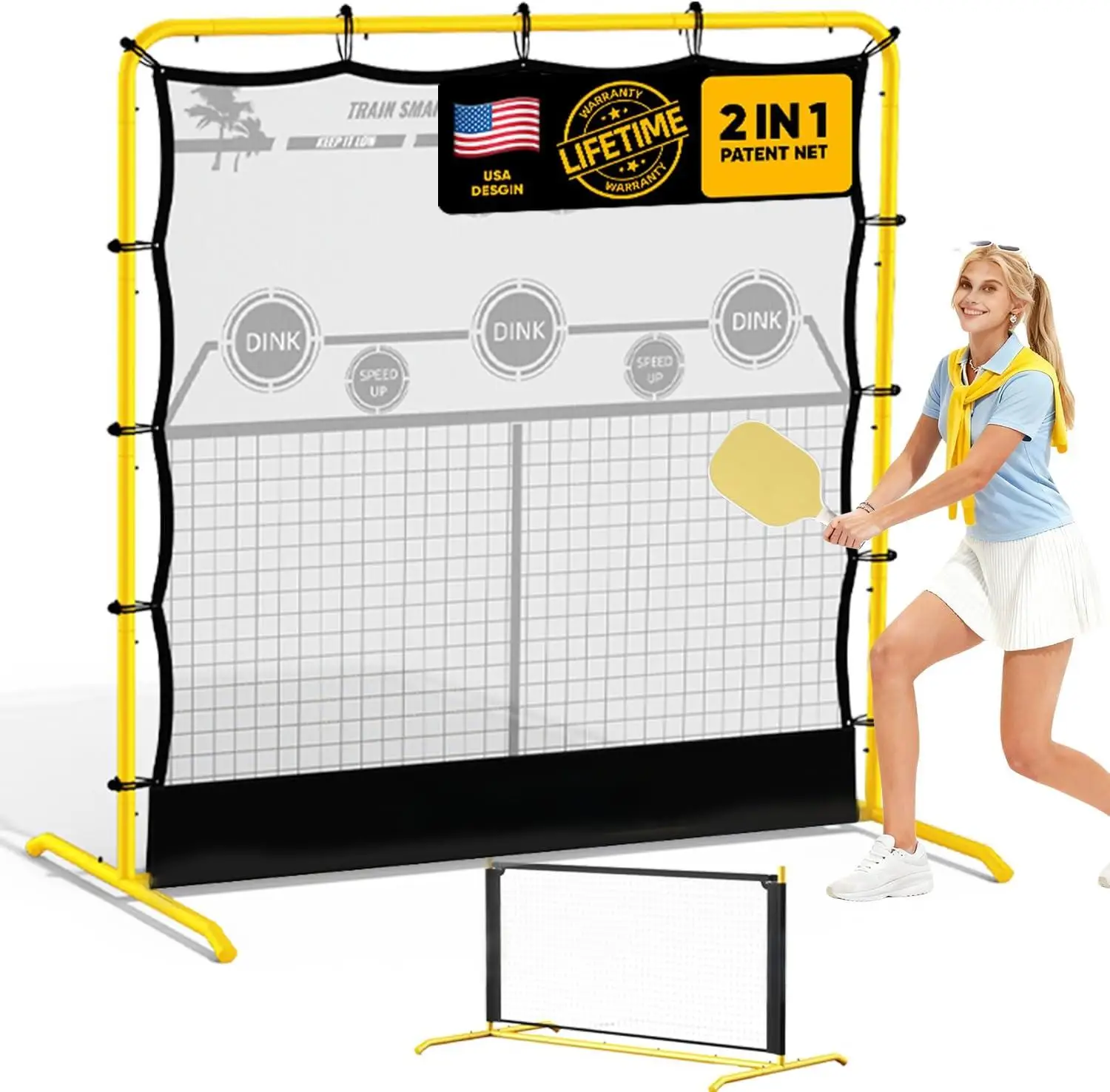 premium-portable-pickleball-tennis-rebound-net-adjustable-convertible-indoor-outdoor-solo-practice-competitive-training