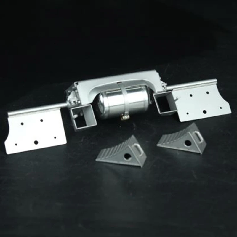 

1:14th Scale Metal Simulation Metal Tail Boom Gas Tank Upgrade Accessories for Tamiya RC Truck SCANIA 770S 6x4 56368 56371 56379