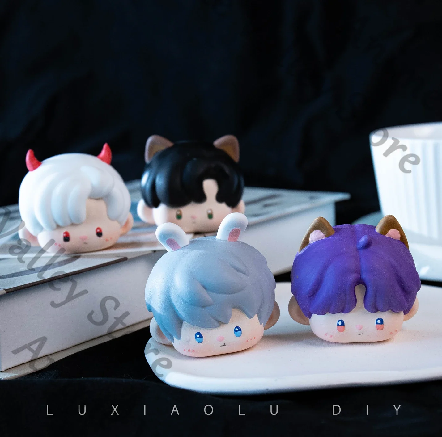 Anime Love and Deepspace Sylus Zayne Rafayel Xavier Cosplay Mobil Diffuser Kartun Buatan Tangan Aromaterapi Magnet Kulkas Menghiasi Hadiah