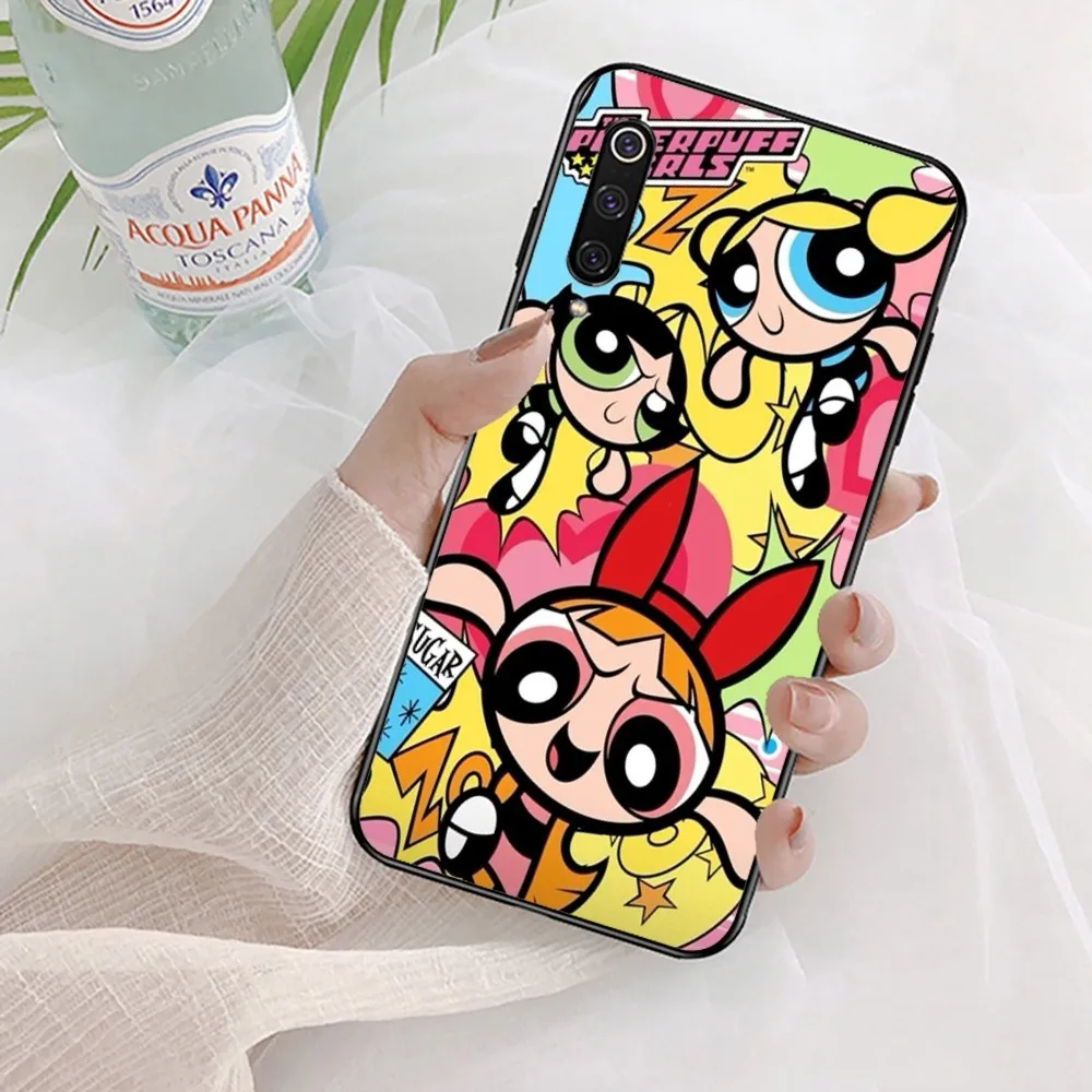 Cute-P-Powerpuffes-G-Girls Phone Case For Xiaomi Mi 5X 8 9 10 11 12 lite pro 10T PocoX3pro PocoM3 Note 10 pro lite