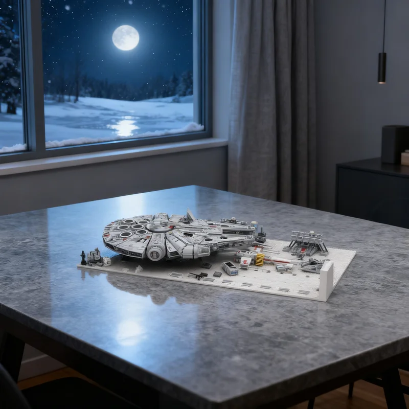 

14970pcs MOC Hoth Hangar Star Battle UCS Model Building Blocks Creative Display Gift Collectible Decor Kids Premium Adult Desk