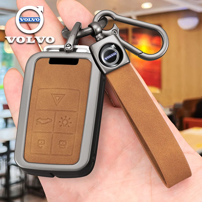 Zinc Alloy Car Remote Key Case Shell Cover Shell Holder Protector For Volvo S60 S80 V60 XC60 XC70 S60L S80L V40 XC90 Accessories