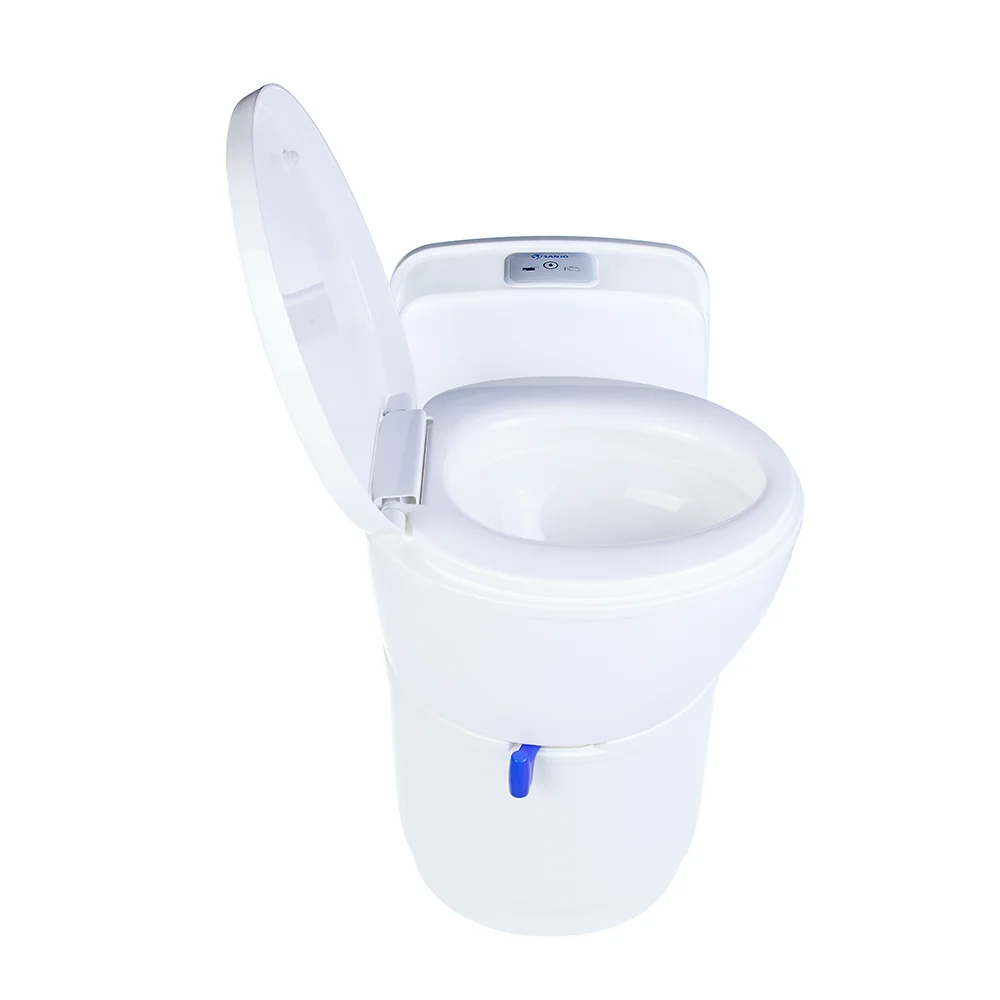 

SANJO HEAVY GRAVITY HIGH TECHNOLOGY INTELLIGENT ELECTRIC ROLLER BLACK WATER TANK RV Toilet W5000